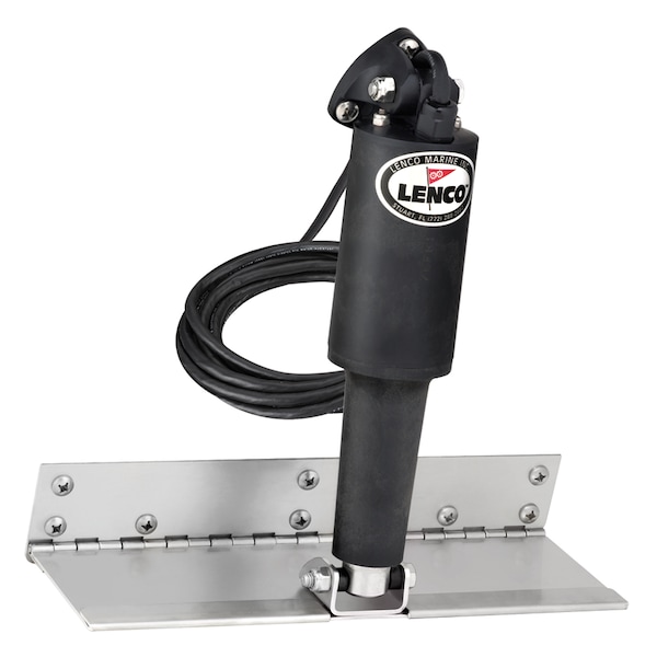 Lenco Marine 4"x12" Limited Space Trim Tab Kit w/o Switch Kit 12V-Standard Finish 15125-101 - main